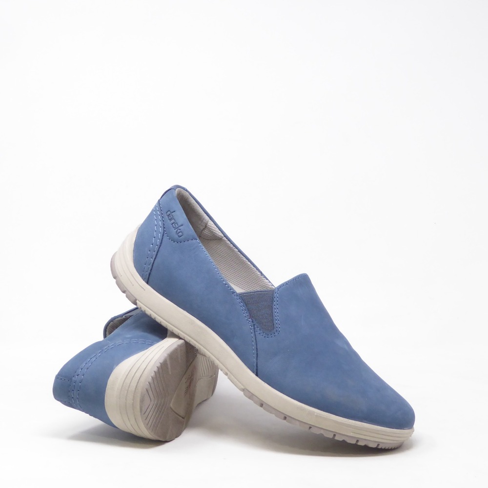 Dansko Womens Laraine Shoes Blue Slip On Comfort Sneakers 38 / 7.5